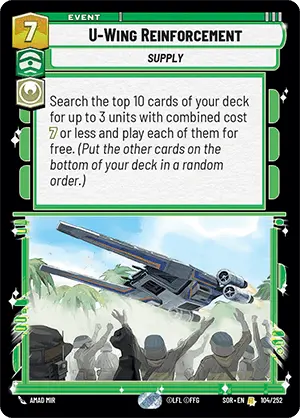 U-Wing Reinforcement (SOR) Rare