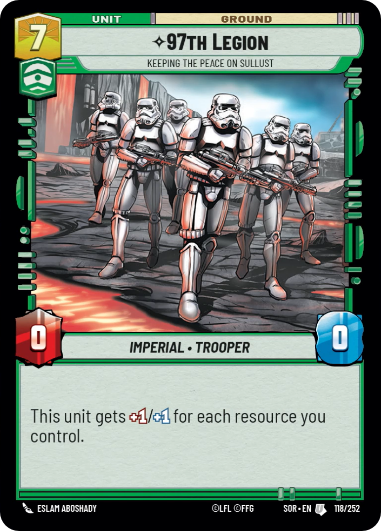 97th Legion, Keeping the Peace on Sullust (SOR) Uncommon