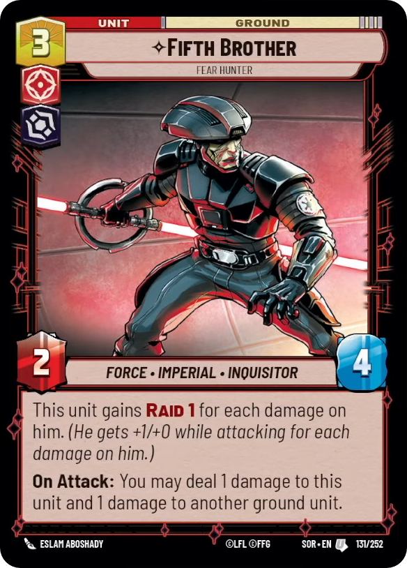 Fifth Brother, Fear Hunter (SOR) Uncommon