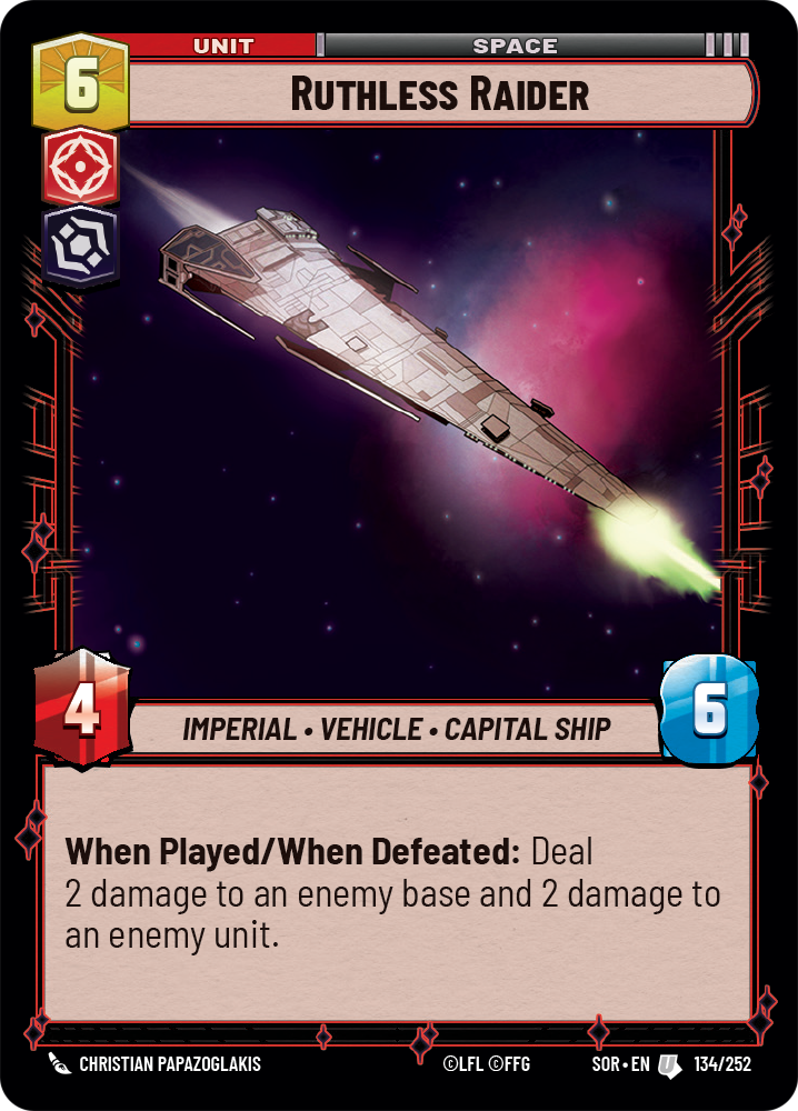 Ruthless Raider (SOR) Uncommon