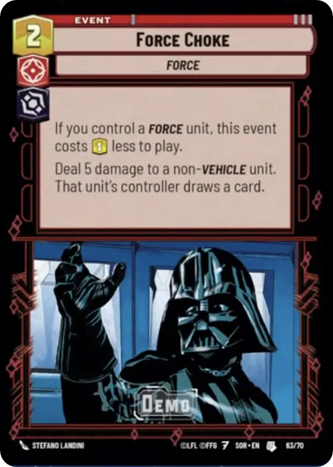 Force Choke (SOR) Uncommon