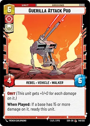 Guerilla Attack Pod (SOR) Common