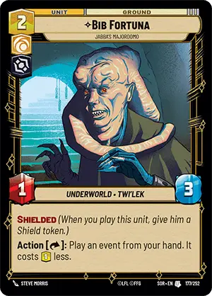 Bib Fortuna, Jabba's Majordomo (SOR) Uncommon