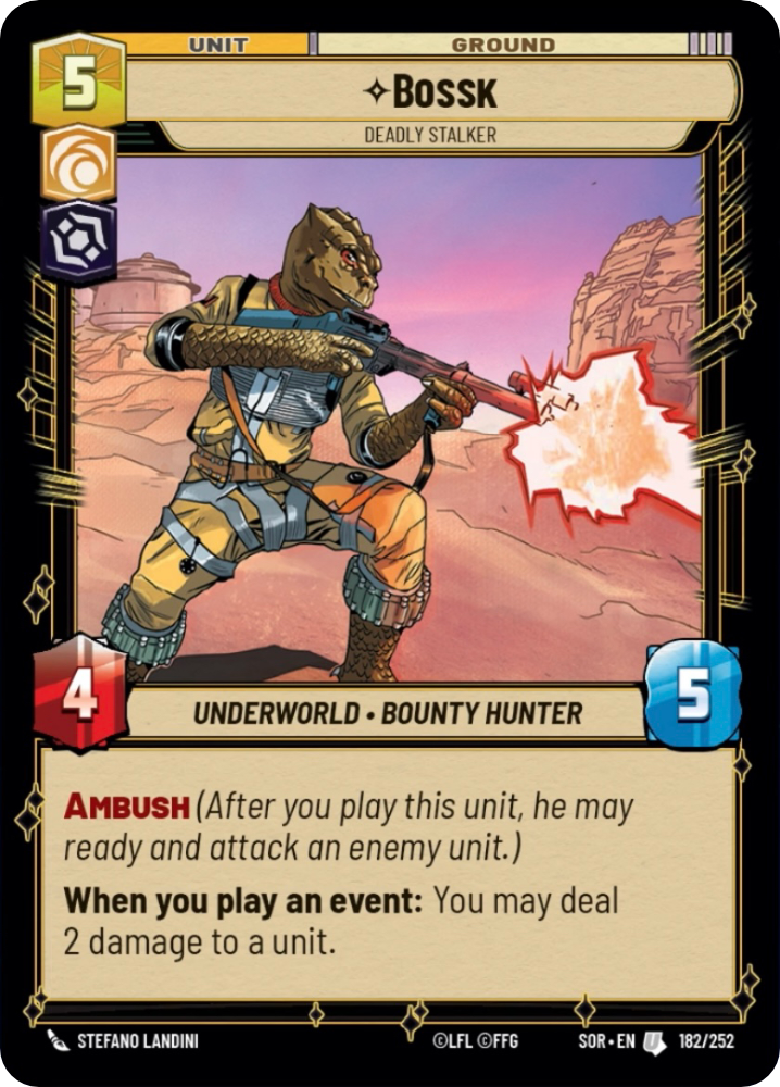 Bossk, Deadly Stalker (SOR) Uncommon