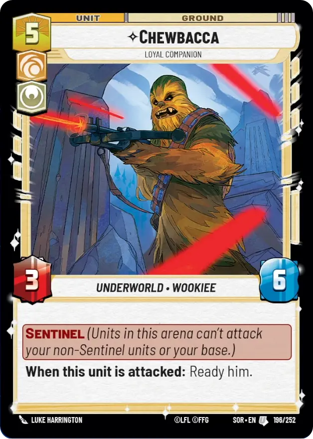 Chewbacca, Loyal Companion (SOR) Uncommon