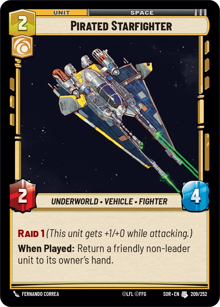 Pirated Starfighter (SOR) Uncommon