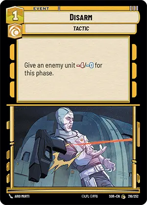 Disarm (SOR) Common