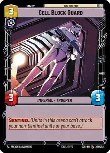 Cell Block Guard (SOR) Common
