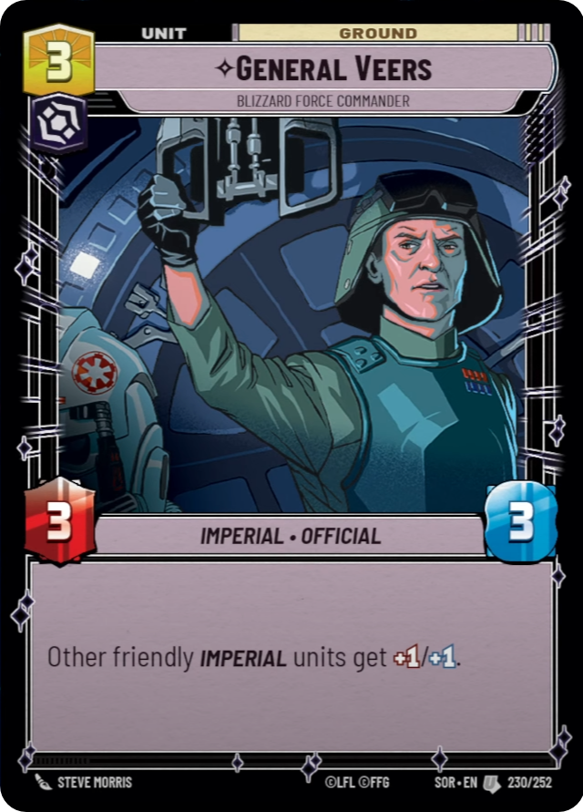 General Veers, Blizzard Force Commander (SOR) Uncommon