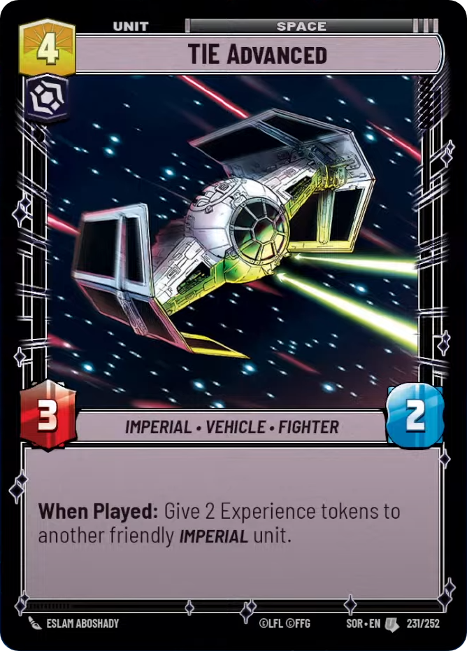 TIE Advanced (SOR) Uncommon