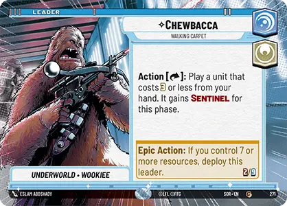 Chewbacca, Walking Carpet (SOR) Common