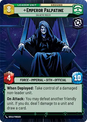 Emperor Palpatine, Galactic Ruler (SOR) Rare