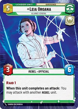 Leia Organa, Alliance General (SOR) Common