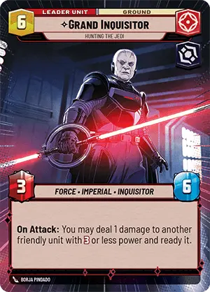 Grand Inquisitor, Hunting the Jedi (SOR) Rare