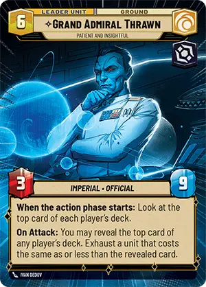 Grand Admiral Thrawn, Patient and Insightful (SOR) Rare