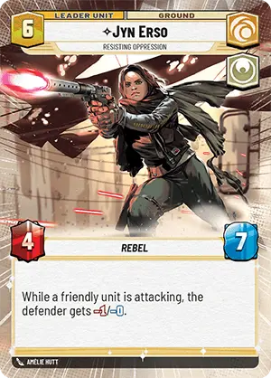 Jyn Erso, Resisting Oppression (SOR) Common