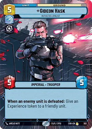 Gideon Hask, Ruthless Loyalist (SOR) Rare