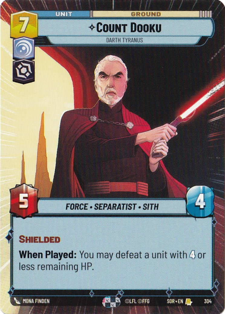Count Dooku, Darth Tyranus (SOR) Rare