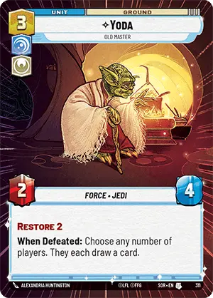 Yoda, Old Master (SOR) Uncommon