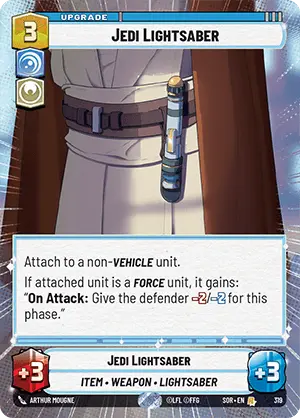 Jedi Lightsaber (SOR) Rare