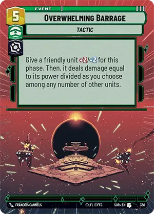 Overwhelming Barrage (SOR) Uncommon