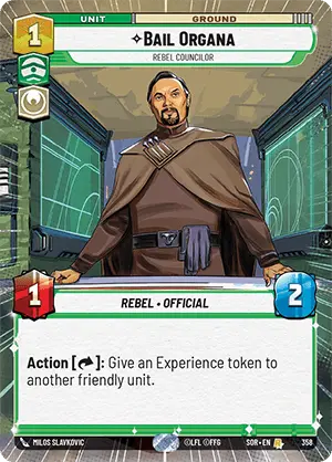 Bail Organa, Rebel Councilor (SOR) Rare