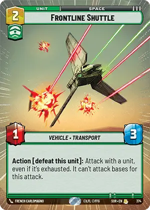 Frontline Shuttle (SOR) Rare