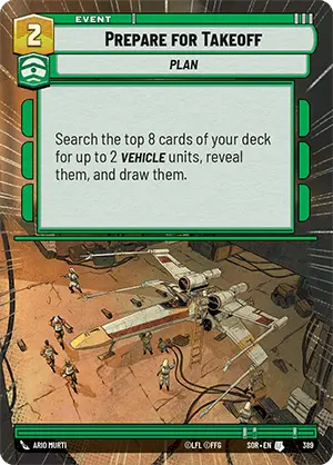 Prepare for Takeoff (SOR) Uncommon