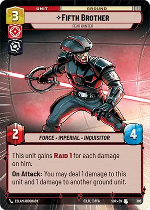 Fifth Brother, Fear Hunter (SOR) Uncommon