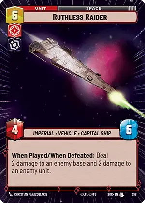 Ruthless Raider (SOR) Uncommon