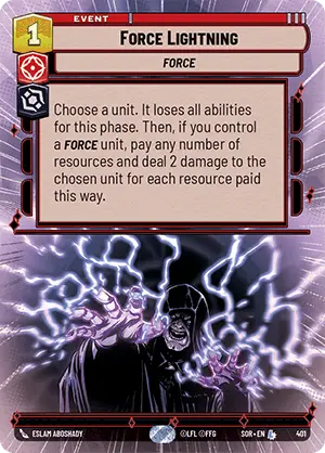 Force Lightning (SOR) Legendary