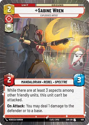 Sabine Wren, Explosives Artist (SOR) Uncommon