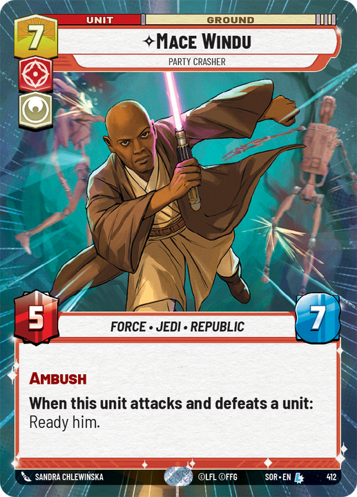 Mace Windu, Party Crasher (SOR) Legendary