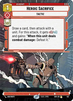 Heroic Sacrifice (SOR) Rare