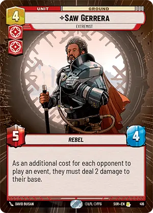 Saw Gerrera, Extremist (SOR) Rare