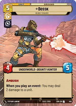 Bossk, Deadly Stalker (SOR) Uncommon