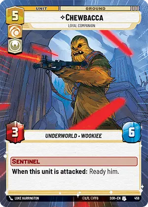 Chewbacca, Loyal Companion (SOR) Uncommon