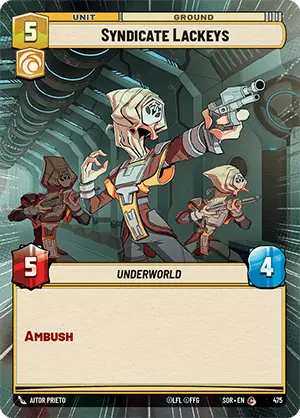 Syndicate Lackeys (SOR) Common