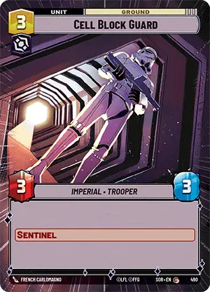 Cell Block Guard (SOR) Common