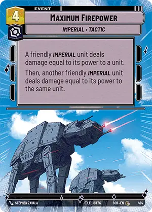 Maximum Firepower (SOR) Common