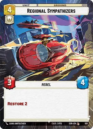 Regional Sympathizers (SOR) Common