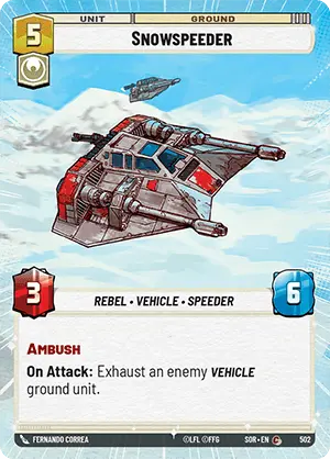 Snowspeeder (SOR) Common