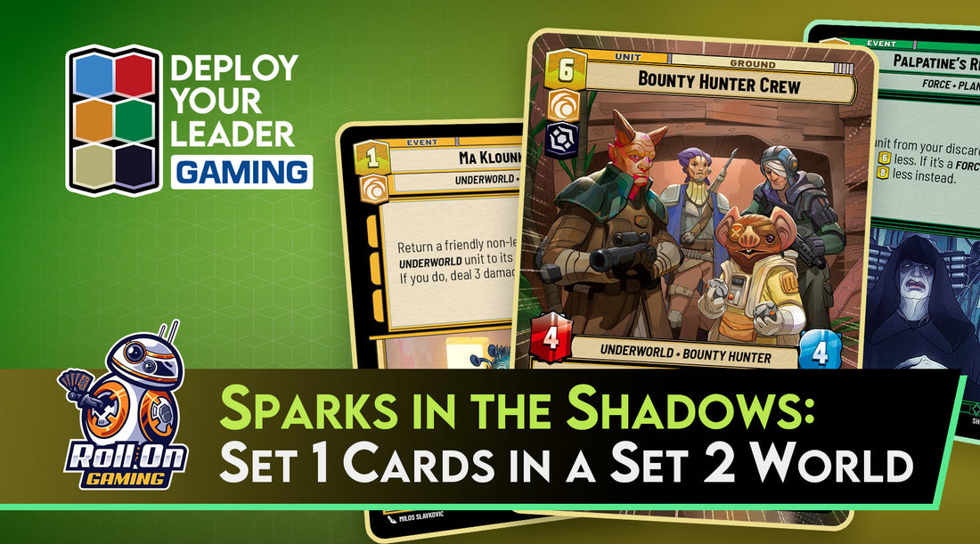 Sparks in the Shadows: Set 1 Cards in a Set 2 World