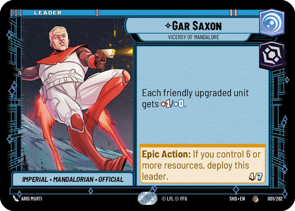 Gar Saxon, Viceroy of Mandalore (SHD) Common