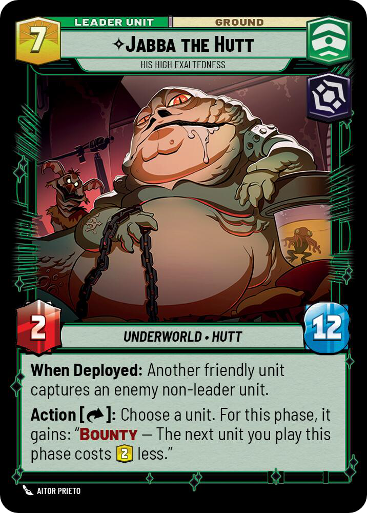 Jabba the Hutt, His High Exaltedness (SHD) Rare