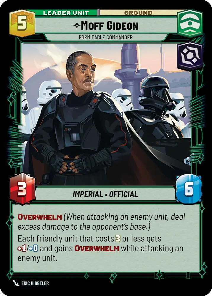 Moff Gideon, Formidable Commander (SHD) Special