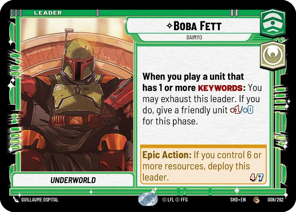 Boba Fett, Daimyo (SHD) Common