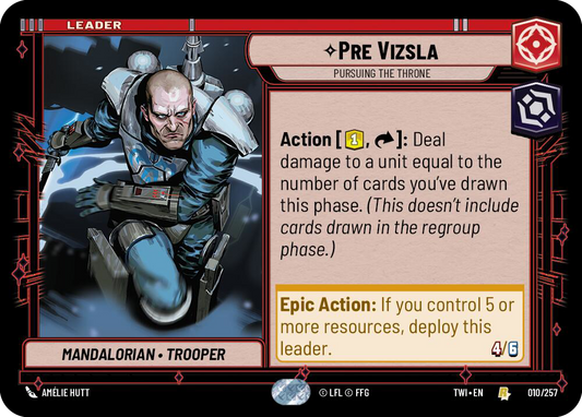 Pre Vizsla, Pursuing the Throne (TWI) Rare