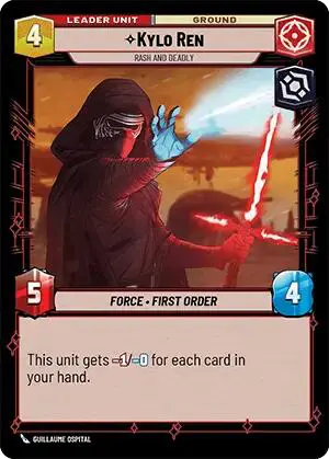 Kylo Ren, Rash and Deadly (SHD) Rare