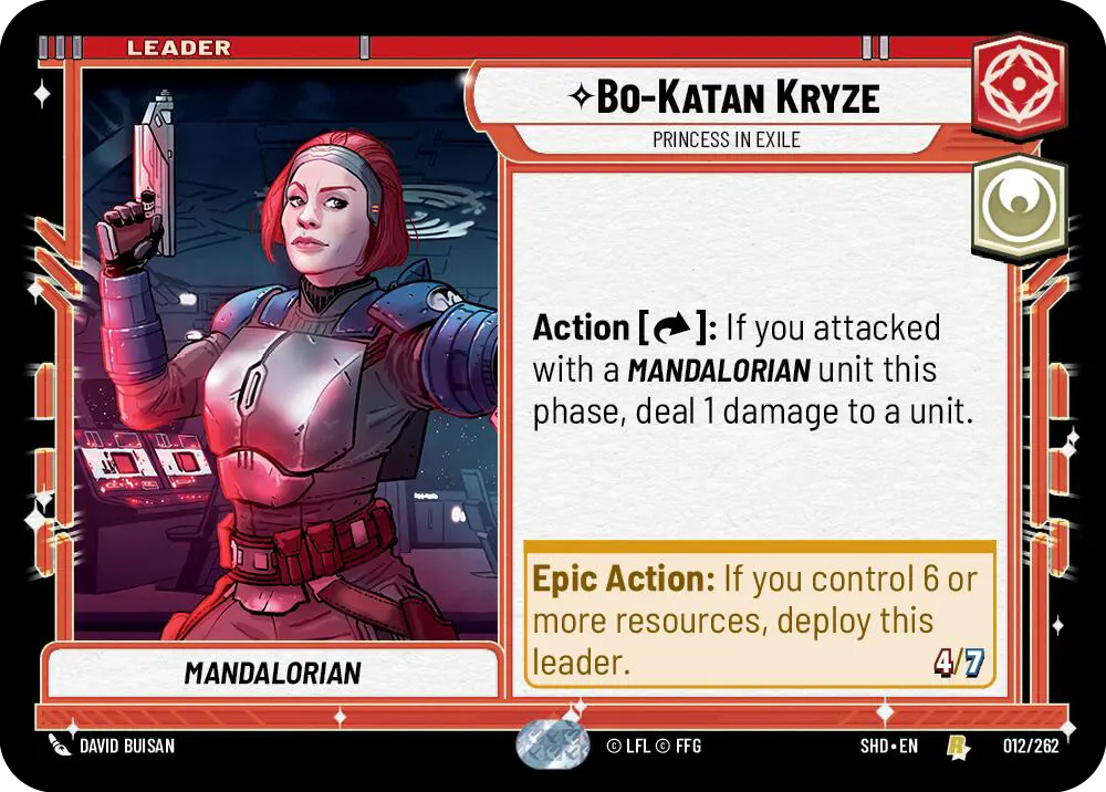 Bo-Katan Kryze, Princess In Exile (SHD) Rare